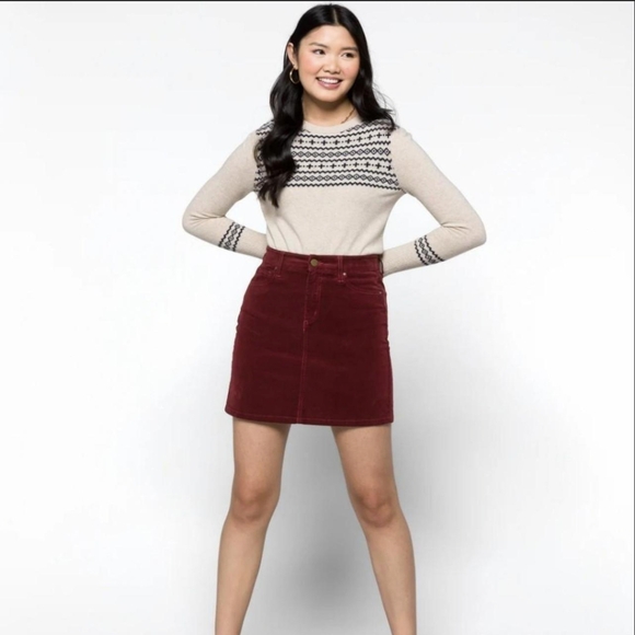 Market & Spruce corduroy mini skirt - Picture 4 of 4